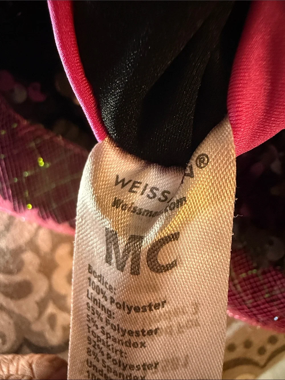 Weissman Dance Costume LOT OF 2 Sequin Recital Pageant Size MC (Medium child)